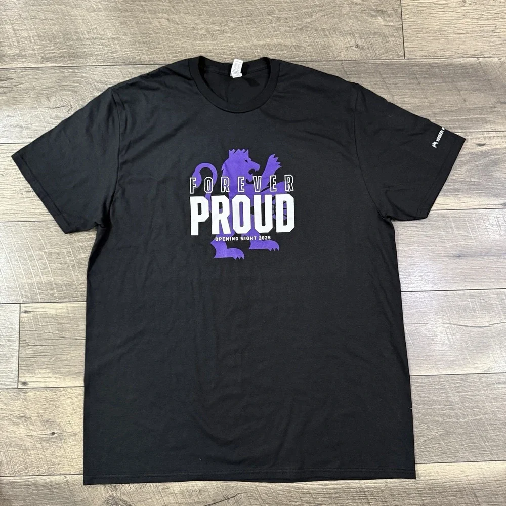 NEW Sacramento Kings 2025-2026 Opening Night Shirt Forever Proud Sz XL Beam Team